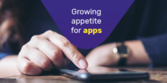 Growing appetite for apps