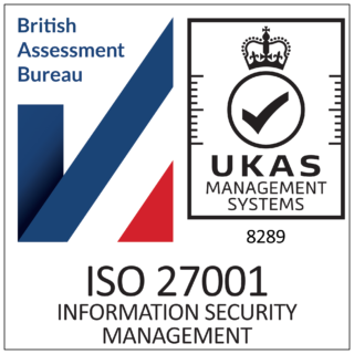 ISO 27001 Accreditation certificate