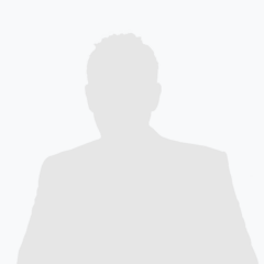Blank profile image, silhouette of a person in grey.